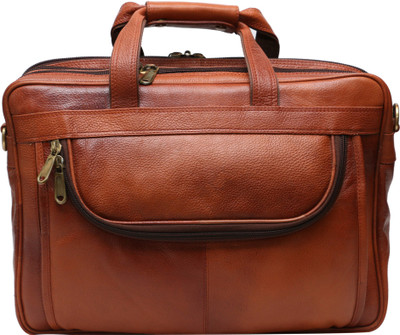 

C Comfort 15 inch Expandable Laptop Messenger Bag(Tan)