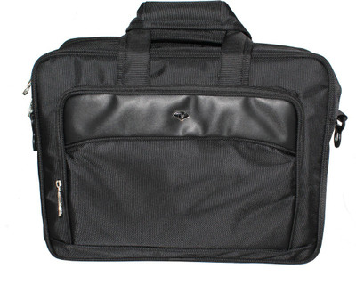 

Paramsai 16 inch Expandable Laptop Messenger Bag(Black)