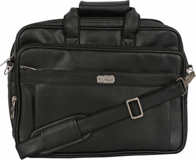 

ZIFANA 15 inch Expandable Laptop Messenger Bag(Black)