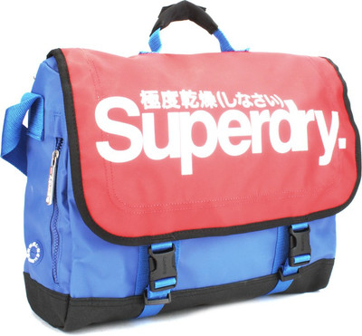 

Superdry 18 inch Laptop Messenger Bag(Blue, Red), Royal/red/white