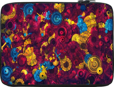 

Snoogg 10 inch Expandable Sleeve/Slip Case(Multicolor)