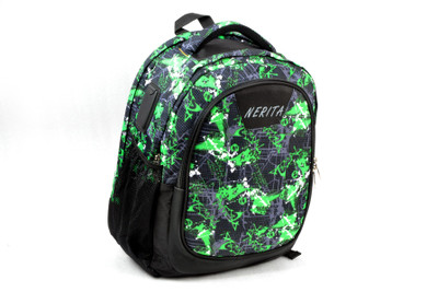 

Nerita 14 inch Expandable Laptop Backpack(Multicolor), Green
