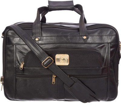 

4EM-BOSS 15 inch Laptop Messenger Bag(Black), Solid black