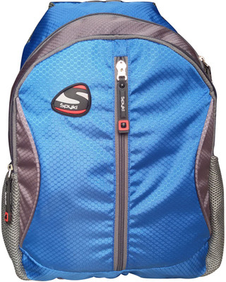 Spyki 14 inch Laptop Backpack(Grey, Blue), Grey01