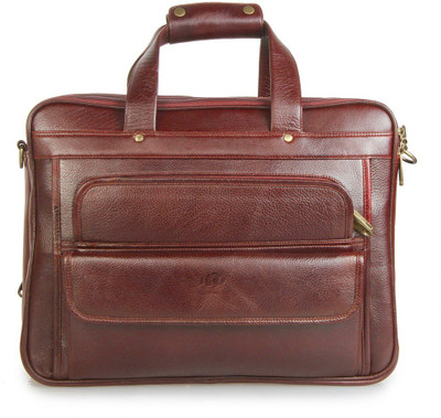 

The Clownfish 15.6 inch Laptop Messenger Bag(Brown), Dark brown