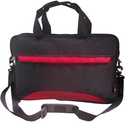 

Sky 15 inch Laptop Messenger Bag(Red), Black;red
