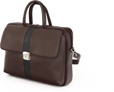 

Mboss 15 inch Expandable Laptop Messenger Bag(Brown), Brownb301