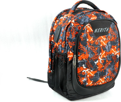 

Nerita 14 inch Expandable Laptop Backpack(Red), Red multicolor