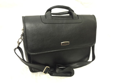 

Apnav 15 inch Expandable Laptop Messenger Bag(Black), Black-09