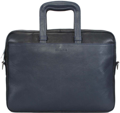 

Brune 13 inch Laptop Messenger Bag(Blue), Blue blk