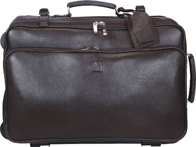 

Adamis 18 inch Trolley Laptop Strolley Bag(Brown)