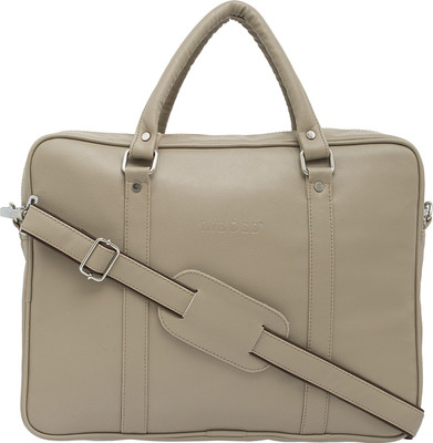 

Mboss 14 inch Laptop Messenger Bag(Cream), Ivory