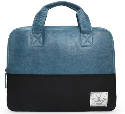 

Brune 14 inch Laptop Messenger Bag(Blue), Sea blue