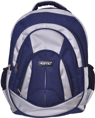 Spyki 15 inch Laptop Backpack(Blue, Cream)