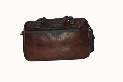 

Pellezzari 13 inch Laptop Messenger Bag(Brown, Grey)