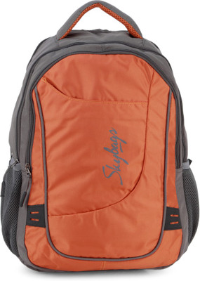 

Skybags 12 inch Laptop Backpack(Grey, Orange)