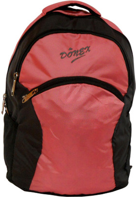 

Donex 15 inch Laptop Backpack(Black, Pink), Multicolor