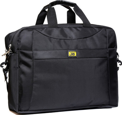 

Just Bags 15.6 inch Laptop Messenger Bag(Black), Black 01