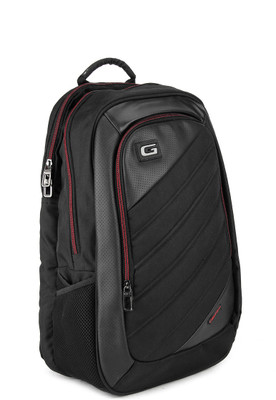 

Gear 16 inch Laptop Backpack(Black), Black and red