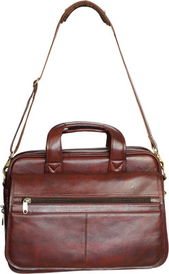 

WCL 15 inch Expandable Laptop Messenger Bag(Brown)