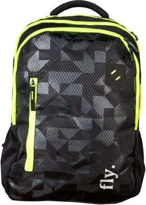 

Fly 15.6 inch Laptop Backpack(Black), Black- l green