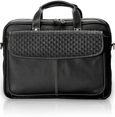 Brune 14 inch Laptop Messenger Bag(Black)