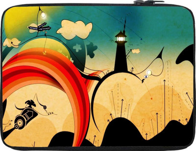

Snoogg 15 inch Expandable Sleeve/Slip Case(Multicolor)