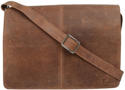 

Hidegear 14 inch Laptop Messenger Bag(Tan)
