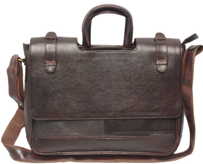 

C Comfort 15 inch Expandable Laptop Messenger Bag(Brown), El44 brown