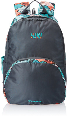 

Wiki Backie Grey Waterproof School Bag(Grey, 21 L)