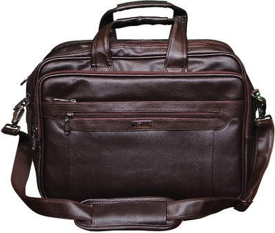 

Easies 17 inch Laptop Messenger Bag(Brown)
