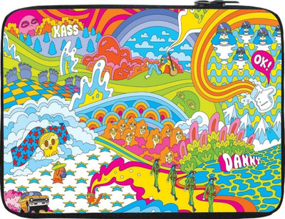 

Snoogg 15 inch Expandable Sleeve/Slip Case(Multicolor)