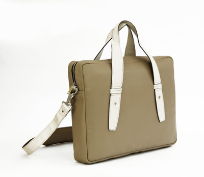

Mboss 15.6 inch Laptop Messenger Bag(Cream), Cream and ivory