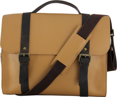 

Mohawk 15 inch Laptop Messenger Bag(Tan), Tan brown