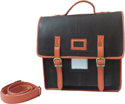 

Berries 18 inch Expandable Laptop Messenger Bag(Brown), Brown orange 9