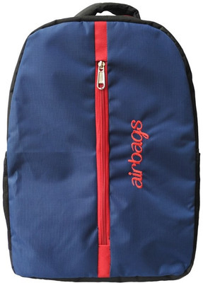 

Airbags 15 inch Laptop Backpack(Black, Blue)