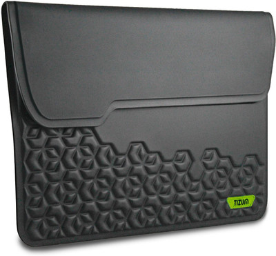 Tizum Pro-Safe Laptop Sleeve for 13.3-Inch MacBook Pro, Macbook Retina, Macbook Air and Other Ultrabook Laptop Sleeve/Cover(Black, 13 inch)