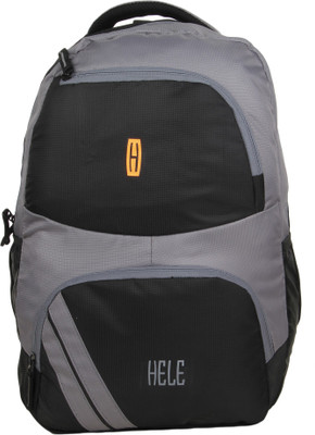 

Hele 15.6 inch Laptop Backpack(Black, Grey)