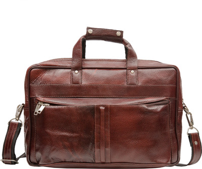 

Amigo 15 inch Laptop Messenger Bag(Brown)