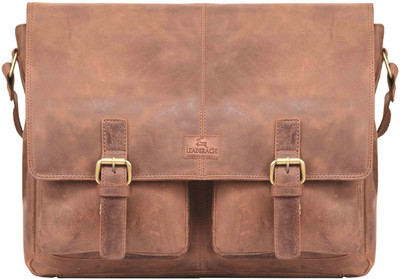

Leaderachi 15 inch Laptop Messenger Bag(Brown)
