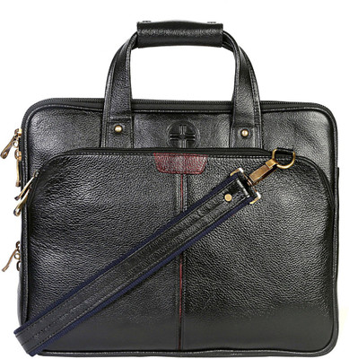 JL Collections 15 inch Laptop Messenger Bag(Black)