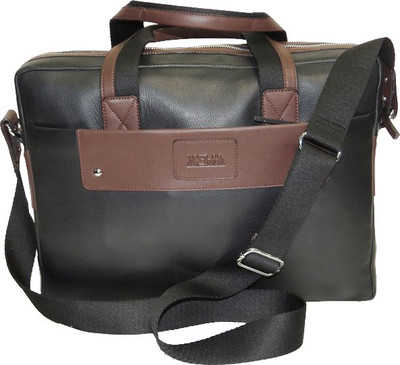 

Mex 14 inch Laptop Messenger Bag(Multicolor), Black;brown