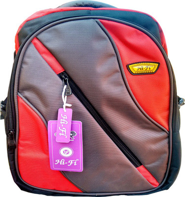 

hi fiWishwell 16 inch Laptop Backpack(Multicolor), Grey;red