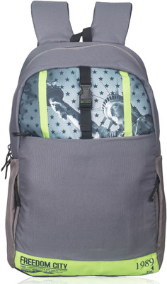 Killer 15.6 inch Laptop Backpack(Grey, Green), Green;grey