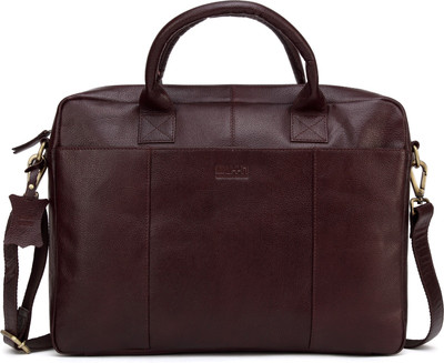 

U+N 15 inch Laptop Messenger Bag(Brown), Bombay brown