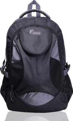 

F Gear 17 inch Laptop Backpack(Black), Black & grey