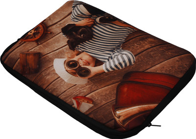 

Nostaljia 15.6 inch Expandable Sleeve/Slip Case(Multicolor), Marron