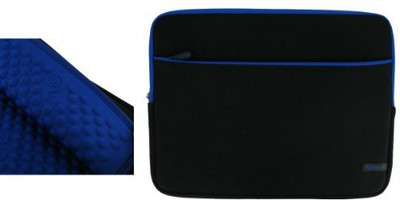 

rooCASE 13 inch Sleeve/Slip Case(Blue, Black), Black;blue