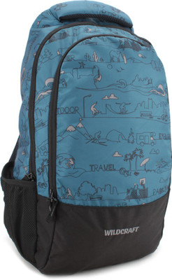 

Wildcraft 17 inch Laptop Backpack(Black, Blue)