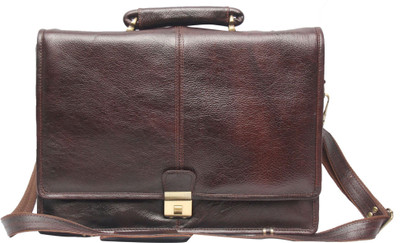 

C Comfort 15 inch Expandable Laptop Messenger Bag(Brown), El32 brown